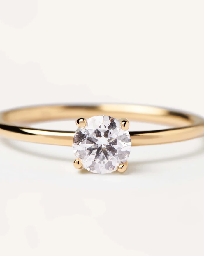 Anillo de Diamantes y oro Solitaire Supreme